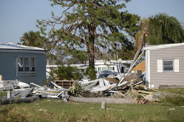 Double Wide Demolition in Lehigh Acres